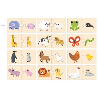 Mom & Baby Puzzle Set